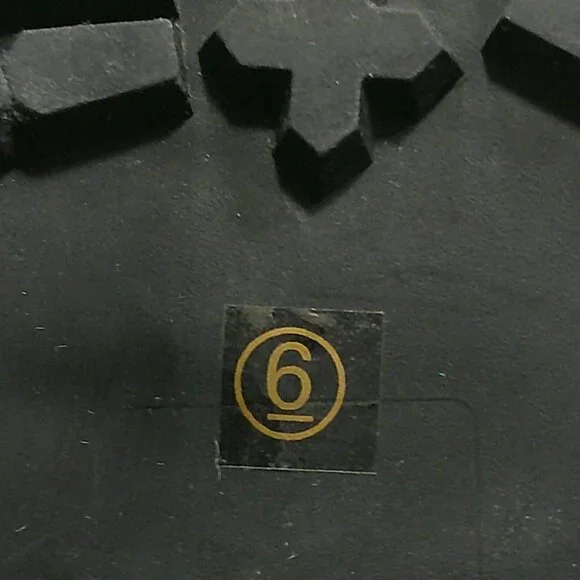 Dolls Kill Combat Moto Lace up Black Boots with Silver Buckle Strap Size 6 - Picture 10 of 13